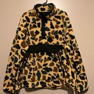 1972 Duck Camo Fleece Pullover (P1124)